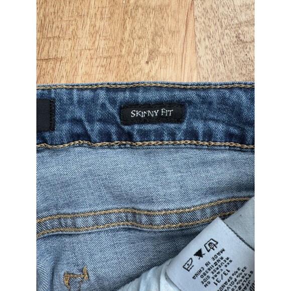 Judy Blue Women's Skinny Fit Mid Rise Cheetah Print Stripe Jeans Size 13/31 - Picture 6 of 13